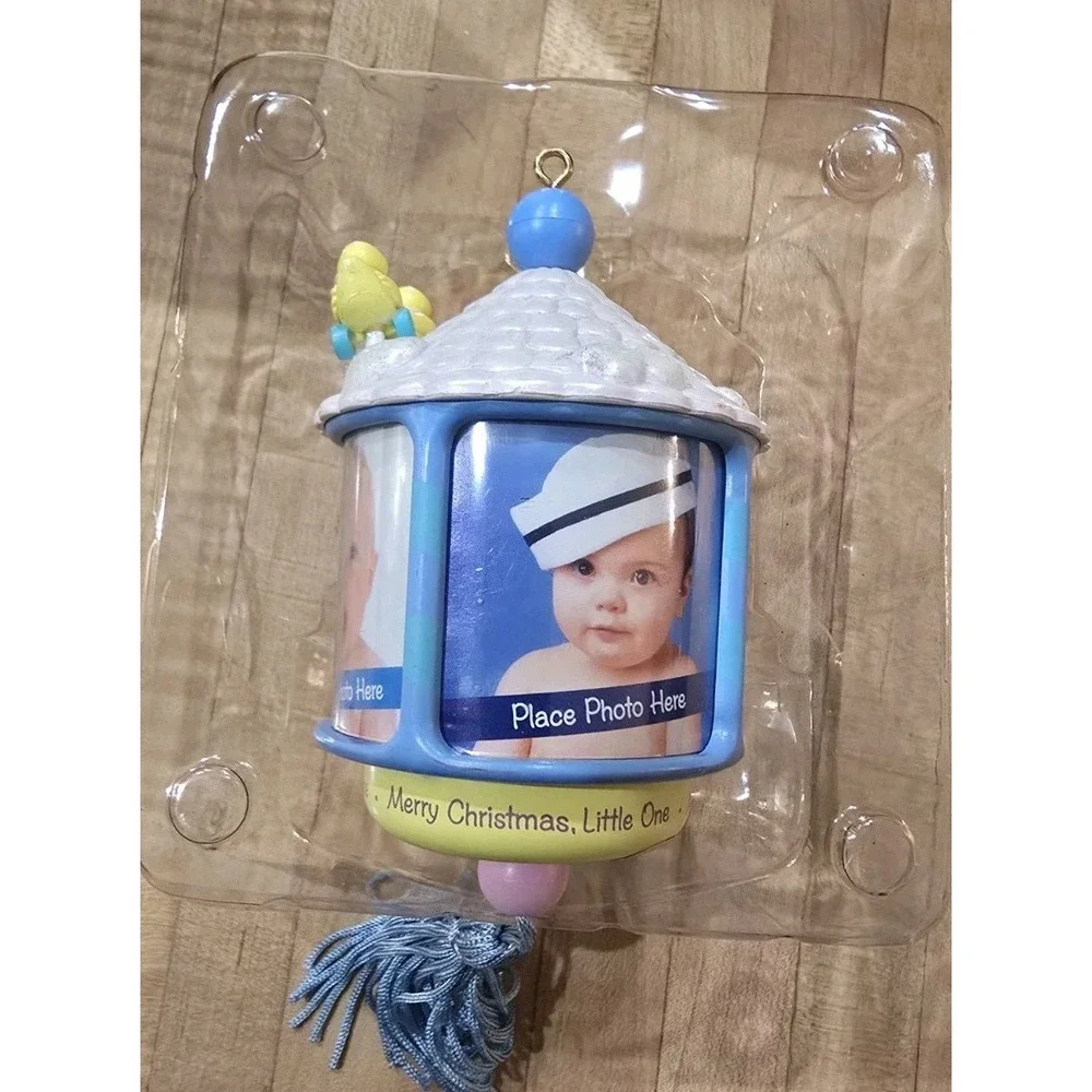 New VTG 2003‎ Heirloom Collection Christmas Ornament Photo Lantern Style Ducks